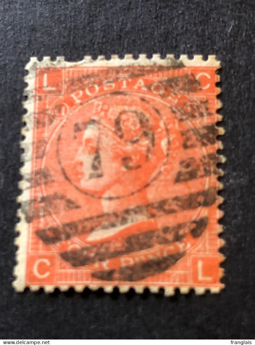GB  SG 95  4d Deeep Vermilion Plate 11 - Used Stamps