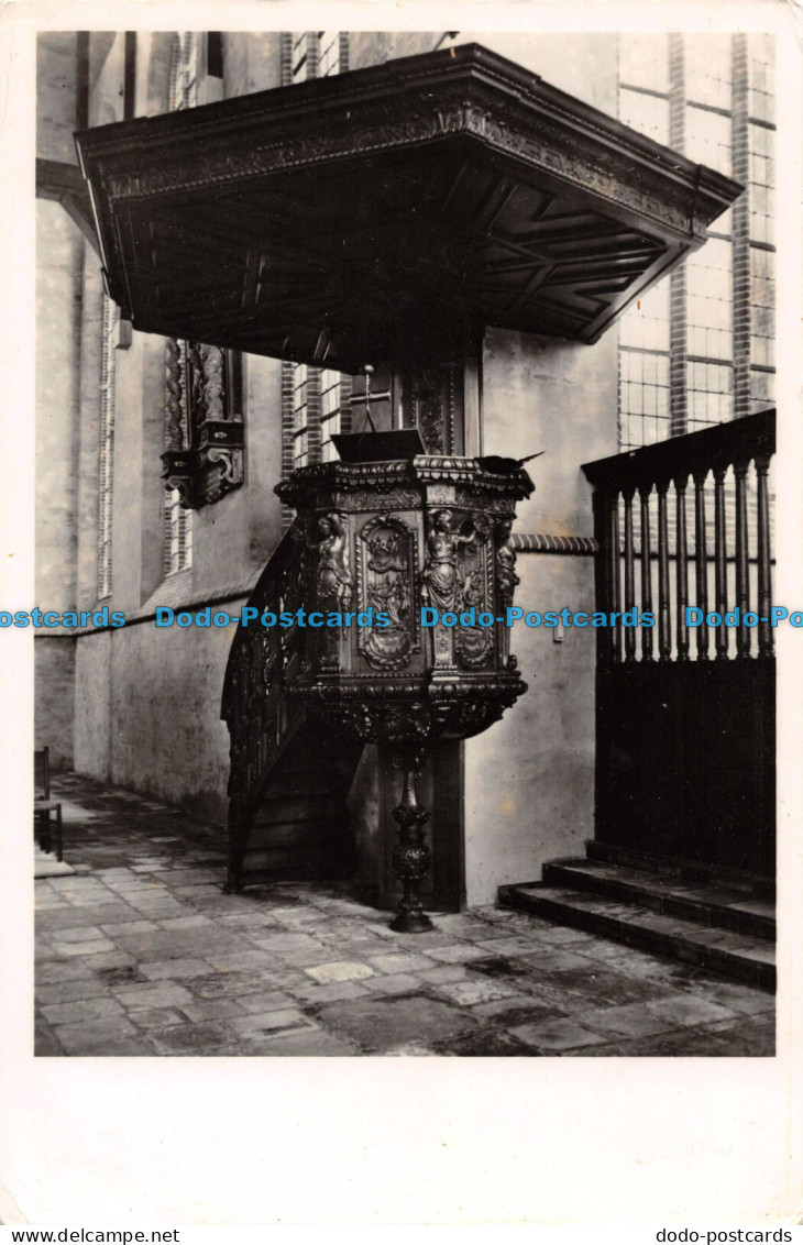 R098368 Old Postcard. The Pulpit. RP - Monde