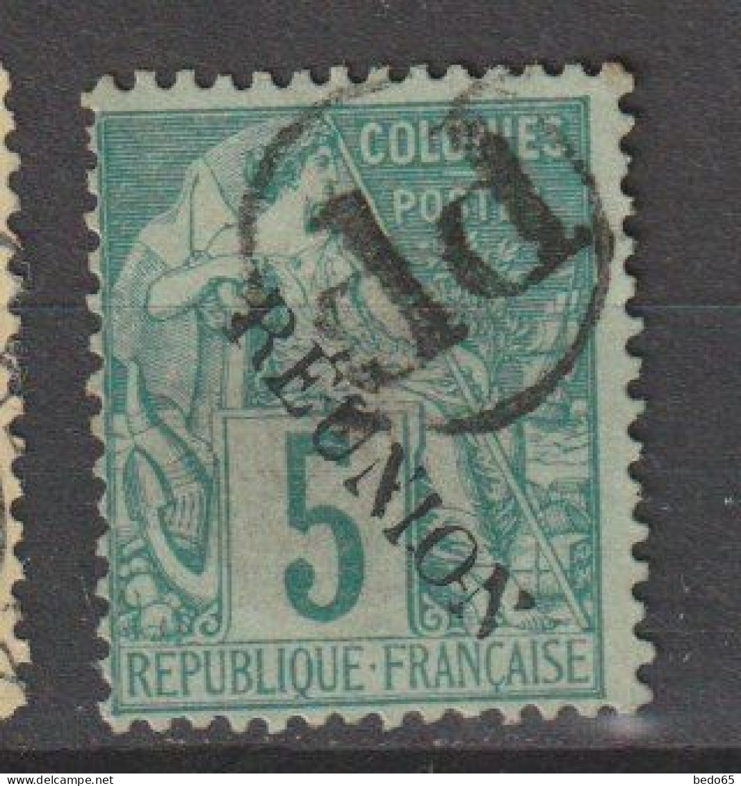 REUNION N° 20 AVEC ACCENT SUR LE E DE Réunion OBL  PP TTB - Used Stamps