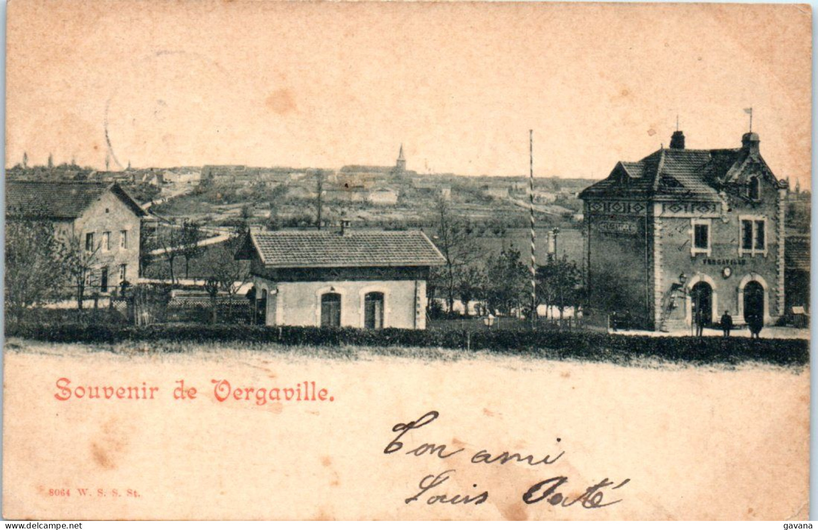 57 Souvenir De VERGAVILLE  - Other & Unclassified