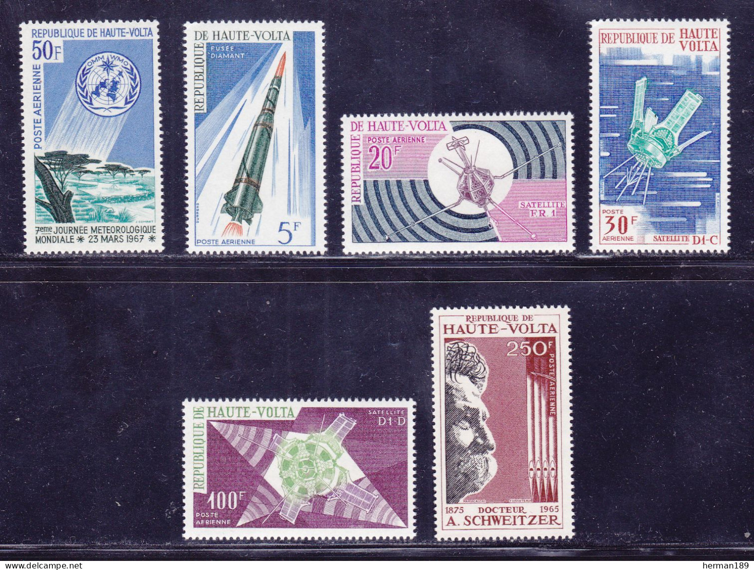 HAUTE-VOLTA AERIENS N°   35, 36 à 39, 40 ** MNH Neufs Sans Charnière, TB (D2369) Sujets Divers - 1967 - Haute-Volta (1958-1984)