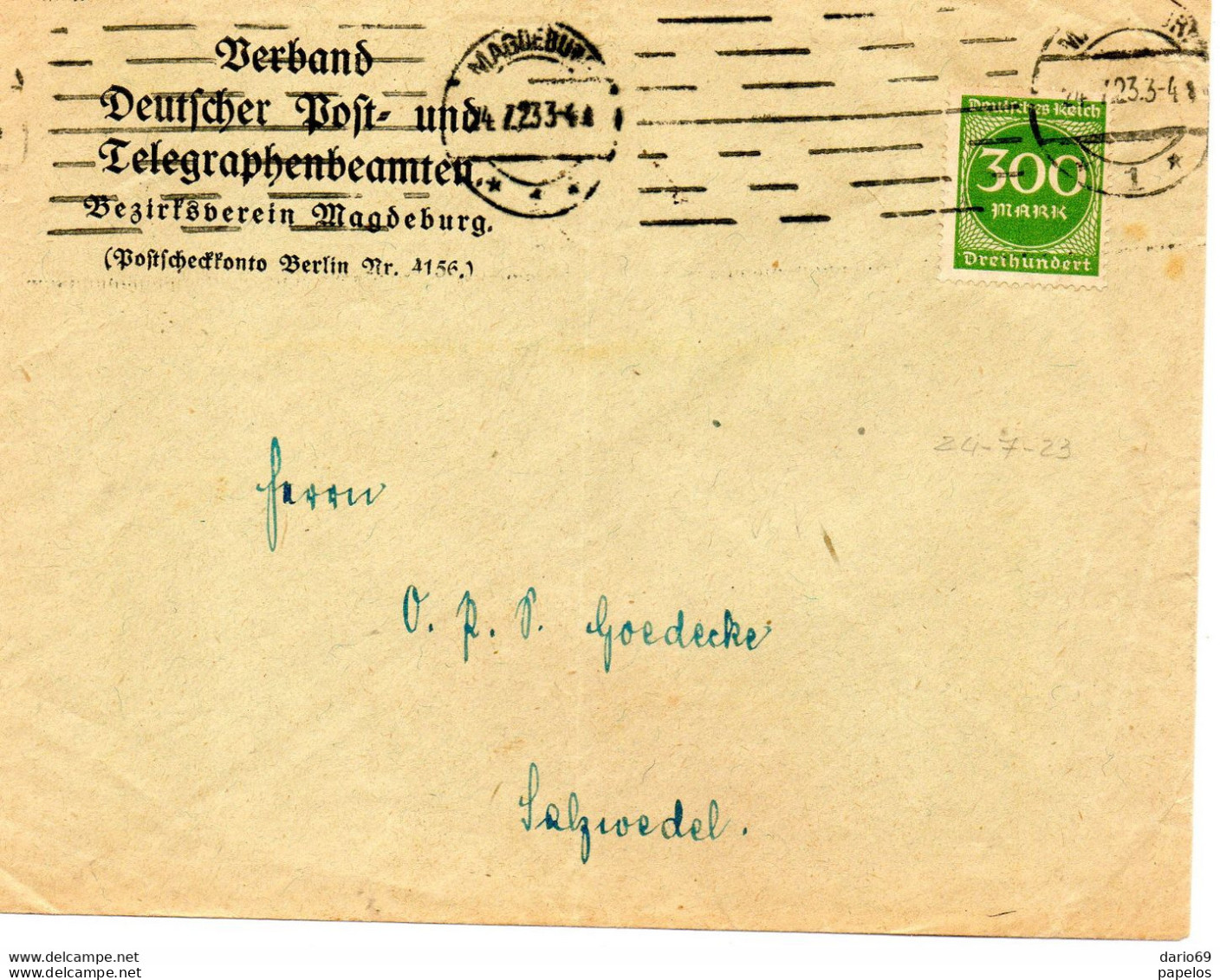 1934 MAGDEBURG - Lettres & Documents