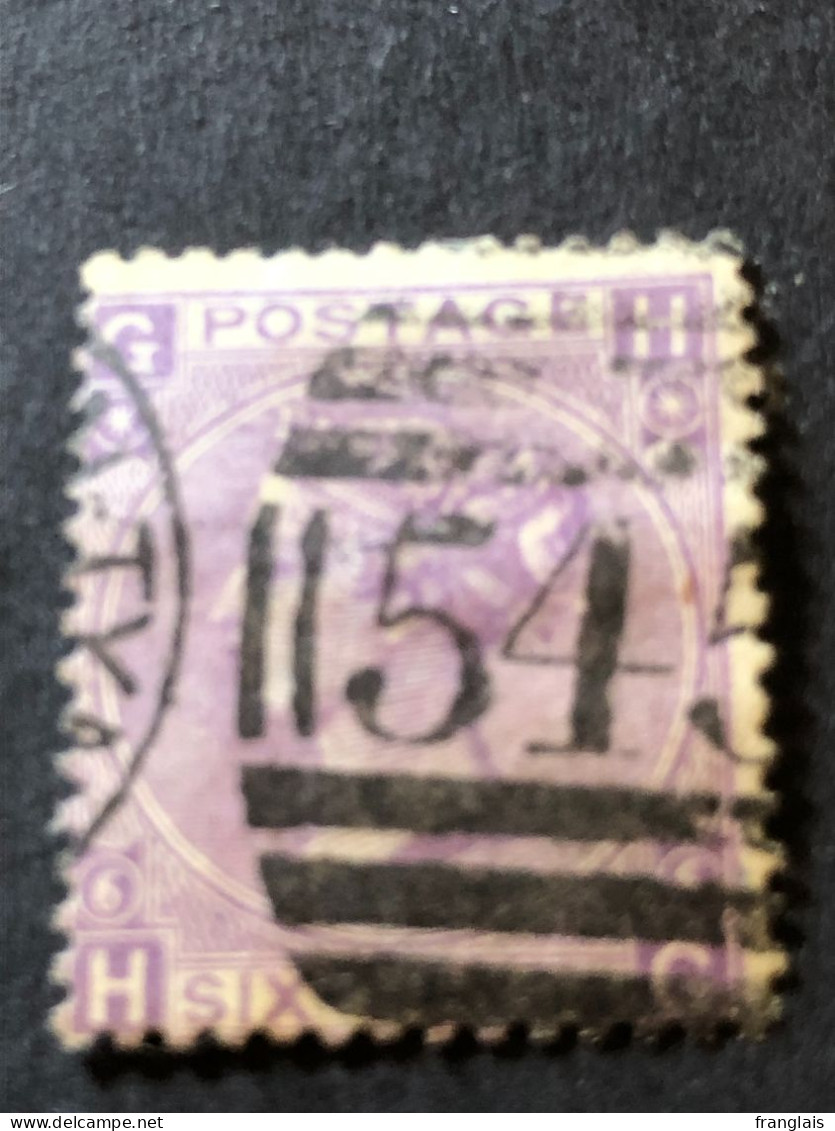 GB  SG 97  6d Lilac Plate 6 - Oblitérés