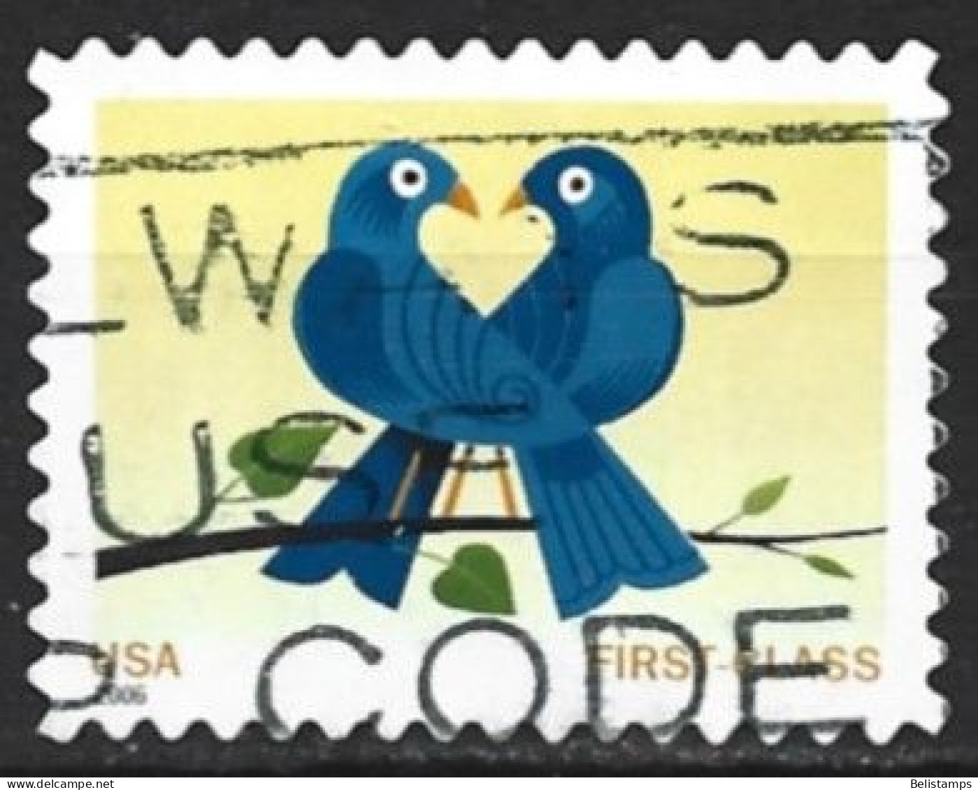 United States 2006. Scott #4029 (U) Birds, Love - Gebraucht