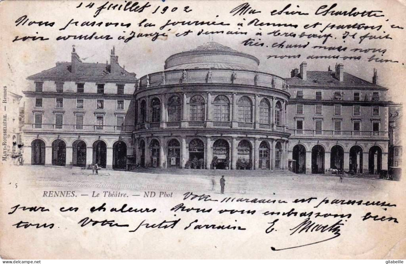 35 - Ille Et Vilaine -  RENNES - Le Theatre - Rennes