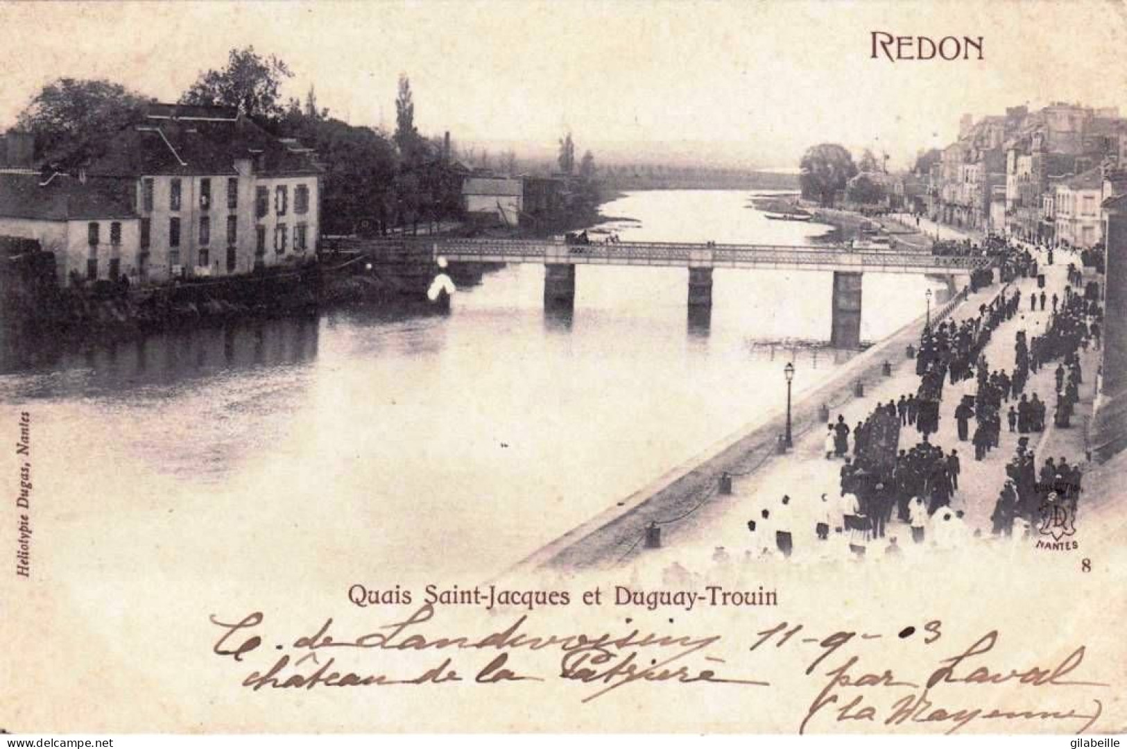 35 - Ille Et Vilaine - REDON - Quais Saint Jacques Et Dugay Trouin - Redon
