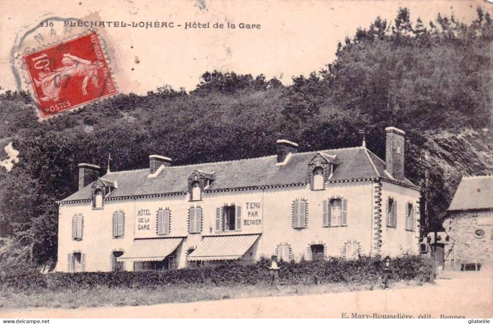 35 - Ille Et Vilaine - PLECHATEL LOHEAC - Hotel De La Gare - Autres & Non Classés