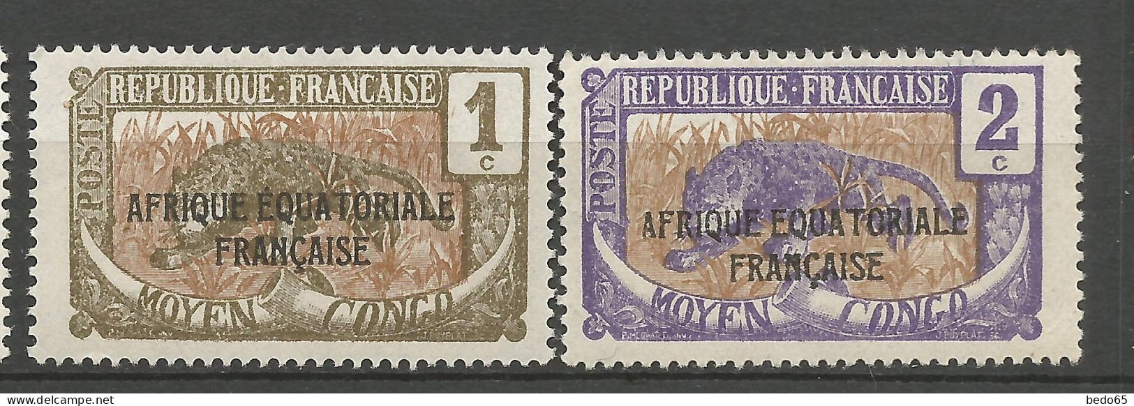 CONGO N° 48 Et 49 NEUF**  SANS CHARNIERE NI TRACE  / Hingeless  / MNH - Unused Stamps