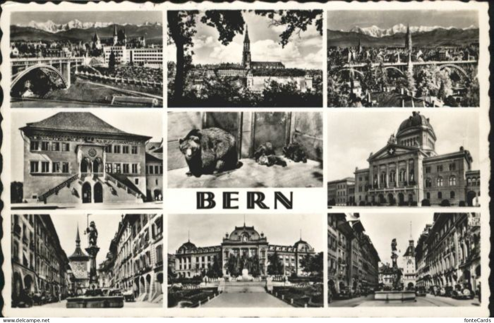 10823430 Bern BE Bern Bruecke Brunnen X Bern - Other & Unclassified