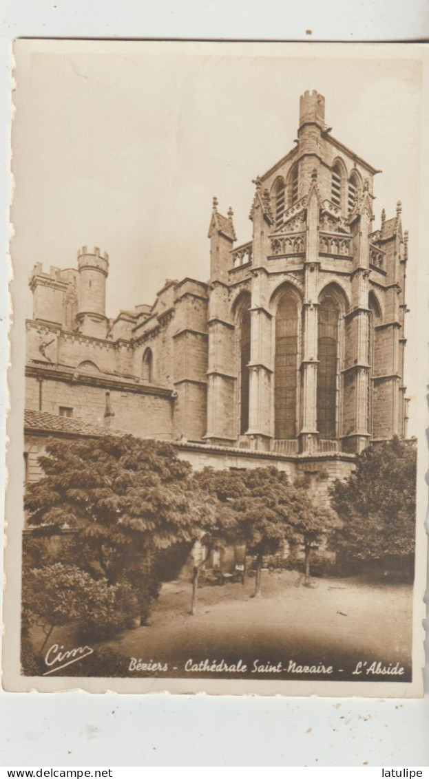 Beziers 34 Carte Non Circulé-La Cathedrale Saint Nazaire _l'Abside... - Beziers