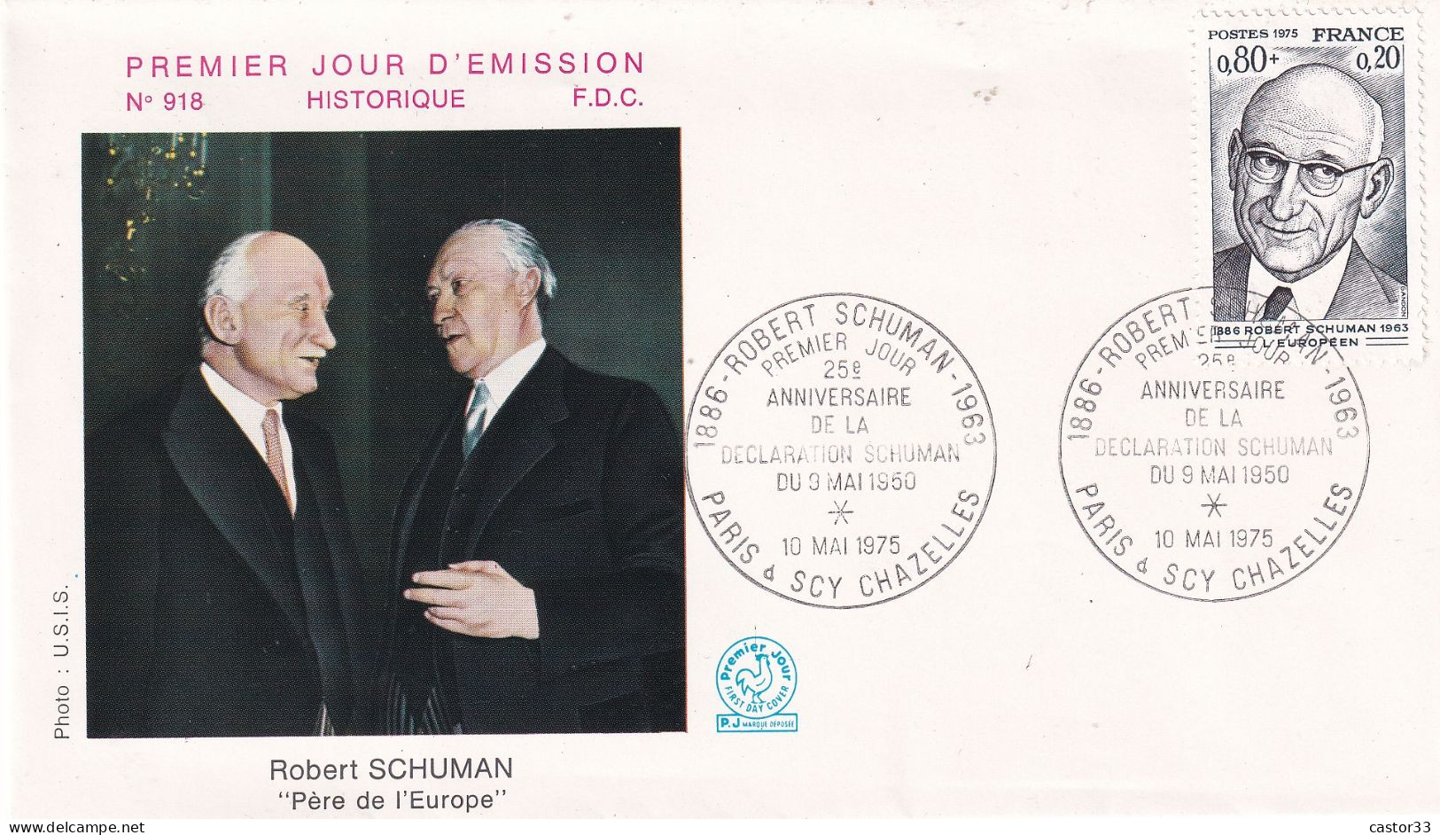 1er Jour, Robert Schuman - 1970-1979