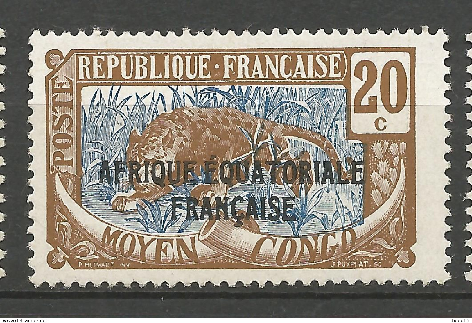 CONGO N° 78 Papier Couché NEUF**  SANS CHARNIERE NI TRACE  / Hingeless  / MNH - Neufs