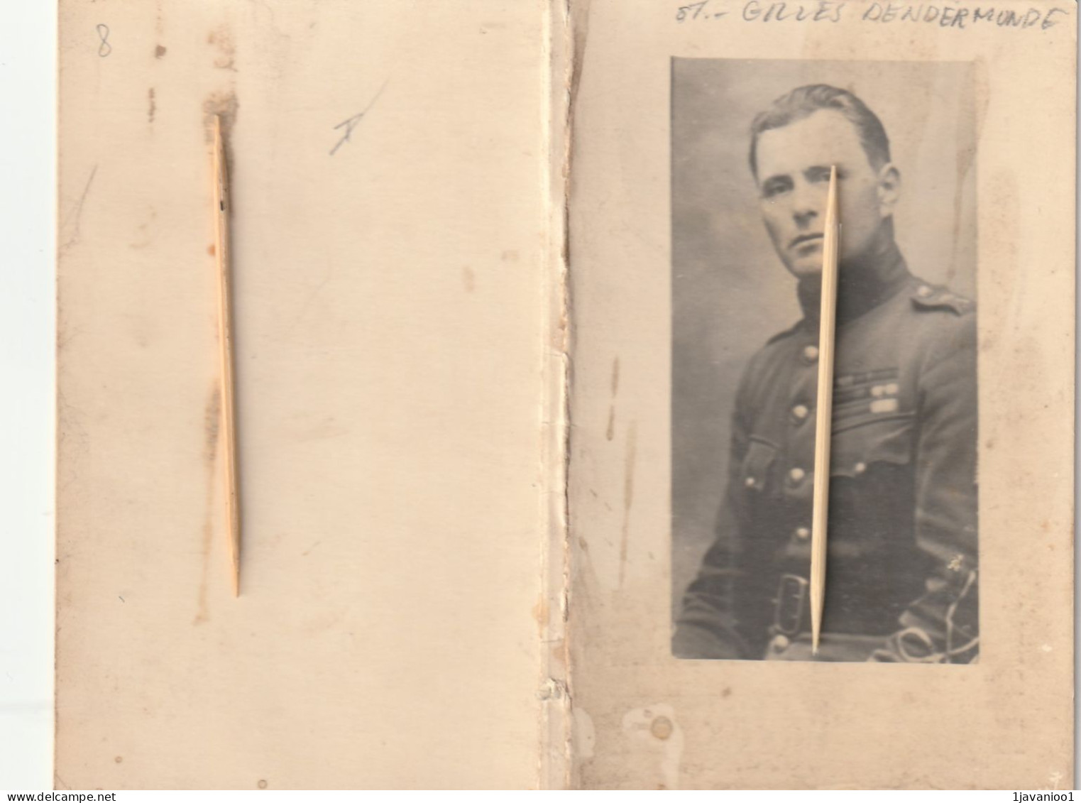 Oorlogsslachtoffer : 1944, Soldaat, Sergeant, Leo De Kinder, Meert, Sint-Gillis-Dendermonde, - Devotion Images