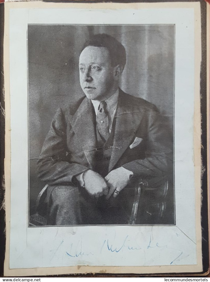 Autographe D'Arthur Rubinstein, Photo De Presse - Autographes