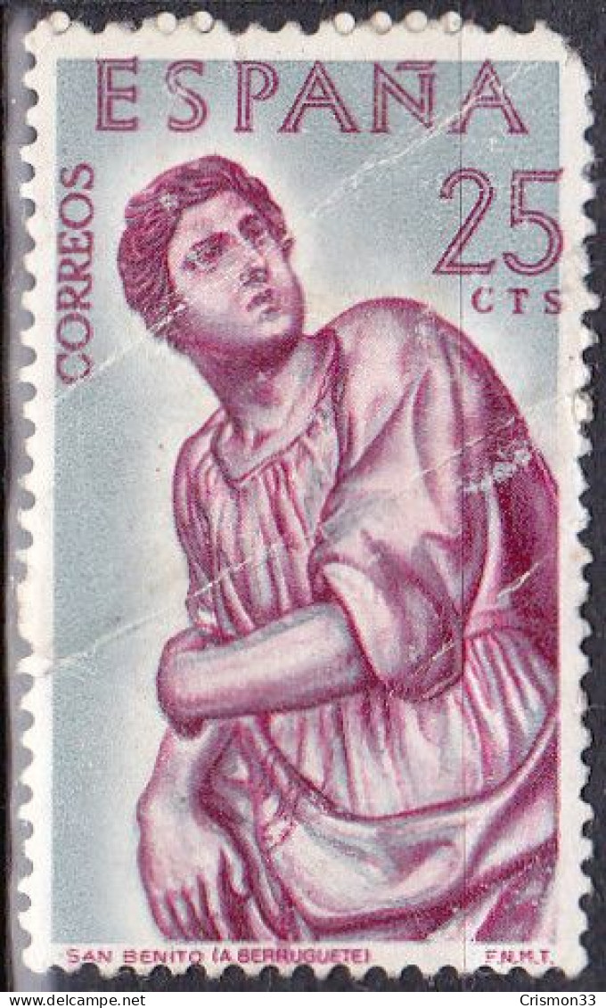 1962 - ESPAÑA - BERRUGUETE - SAN BENITO - EDIFIL 1438 - Used Stamps