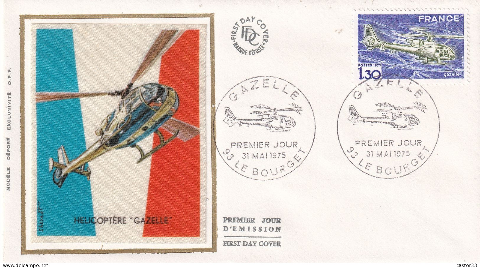 1er Jour, Hélicoptère "Gazelle" - 1970-1979