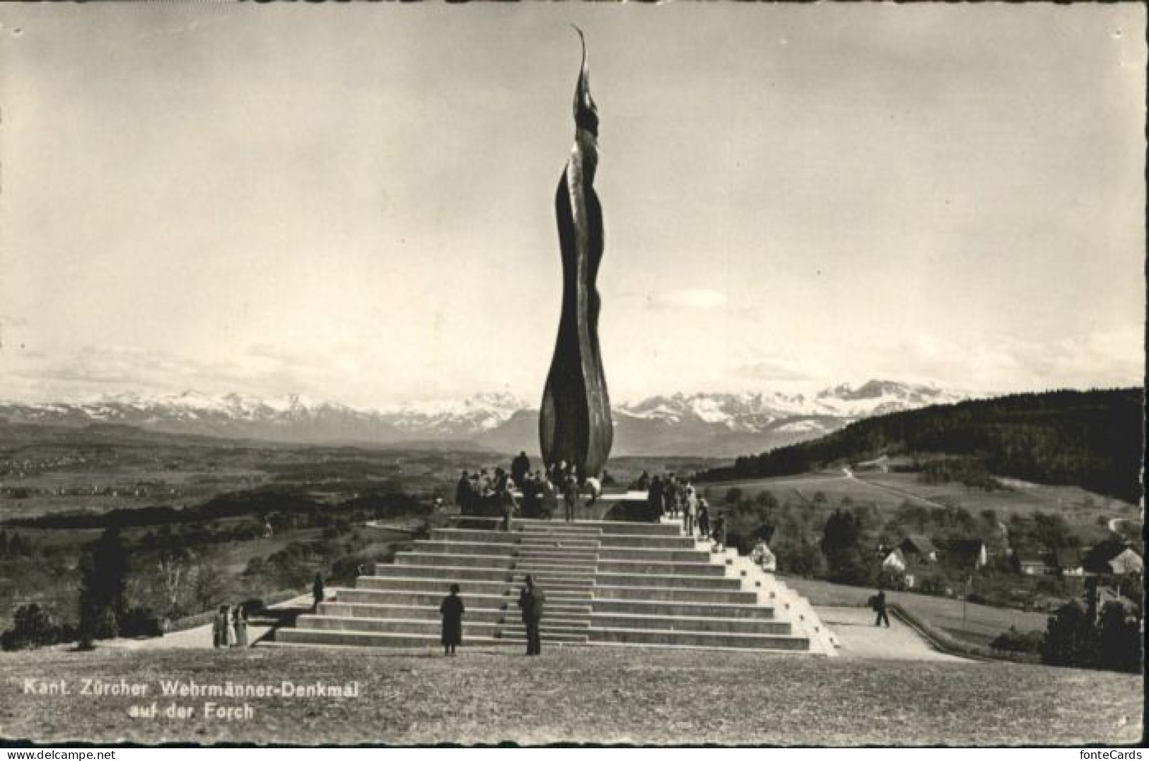 10815692 Zuerich Zuerich Wehrmaenner Denkmal Auf Der Forch * Zuerich - Other & Unclassified