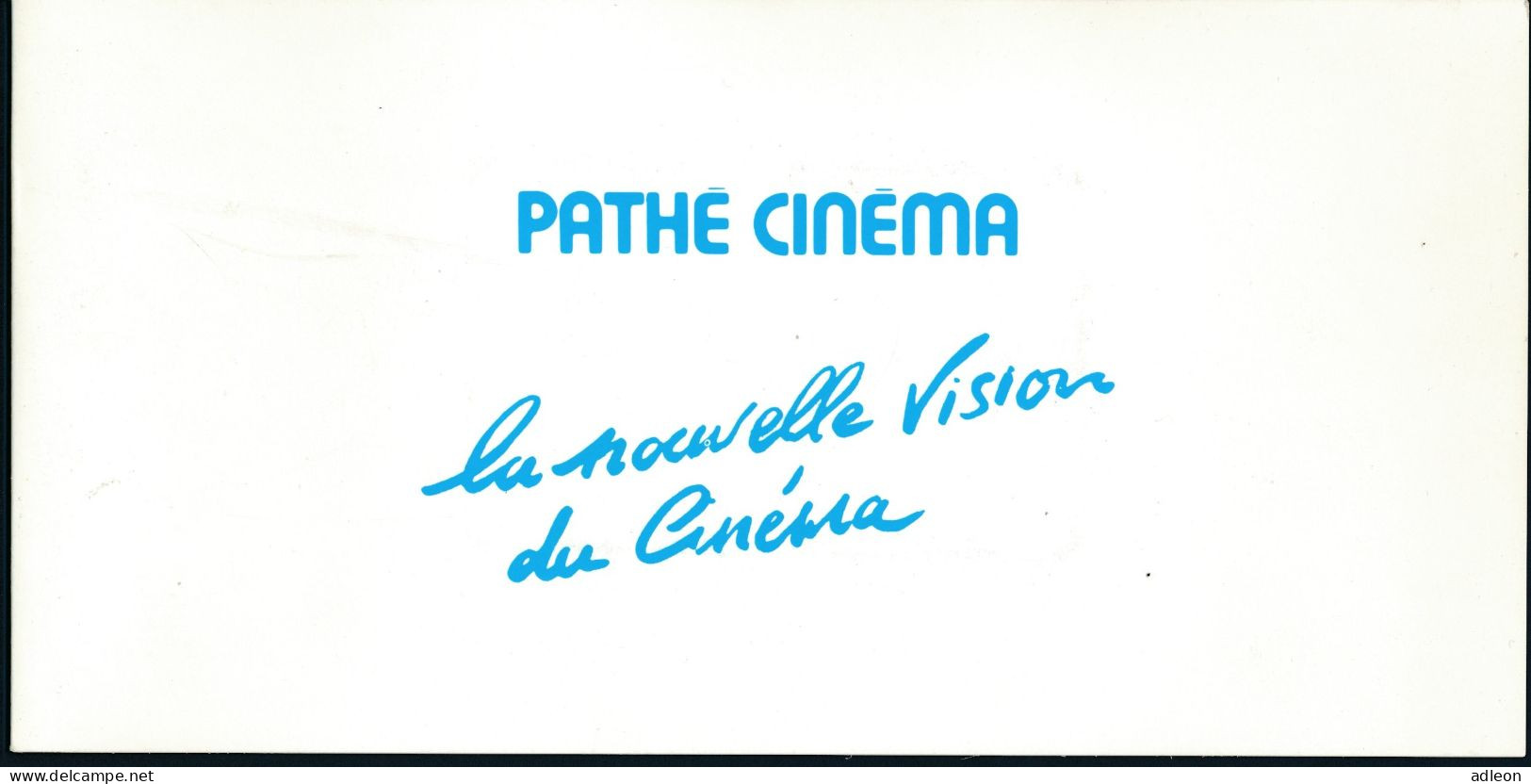 Cinécarte Pathé Cinéma N°13 Forum Schlumberger Dans Son Encart - Biglietti Cinema