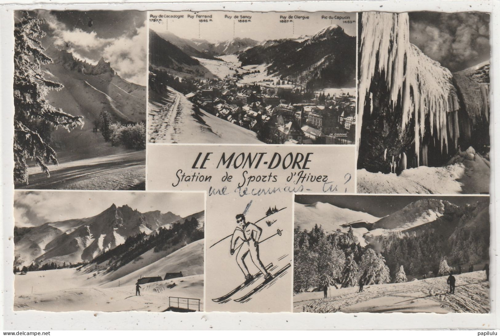 133 DEPT 63 : Le Mont Dore " Multivues " édit. La Cigogne N° 63.236.21 - Le Mont Dore