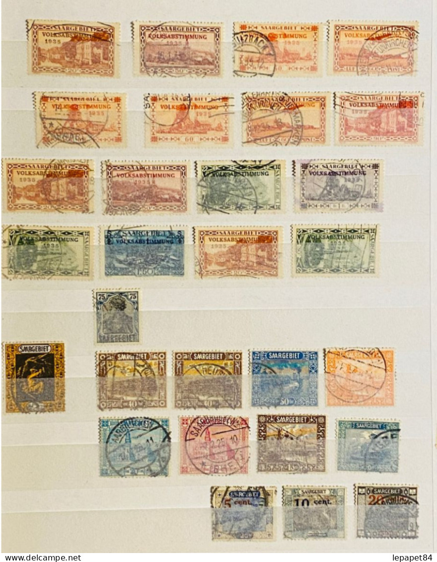 Sarre , Lot De 29 Timbres - Other & Unclassified