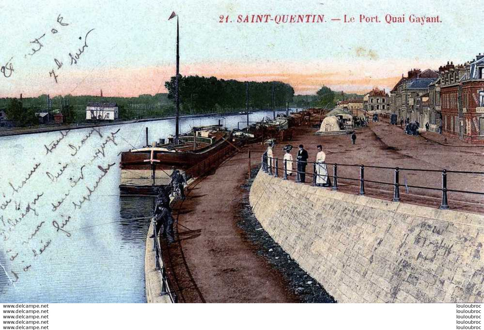 02 SAINT QUENTIN LE PORT QUAI GAYANT - Saint Quentin