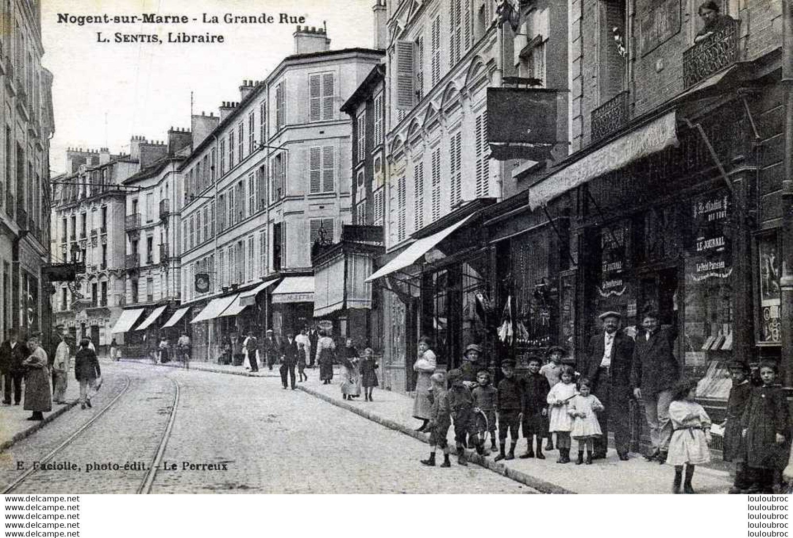 94 NOGENT SUR MARNE LA GRANDE RUE LIBRAIRIE SENTIS - Nogent Sur Marne