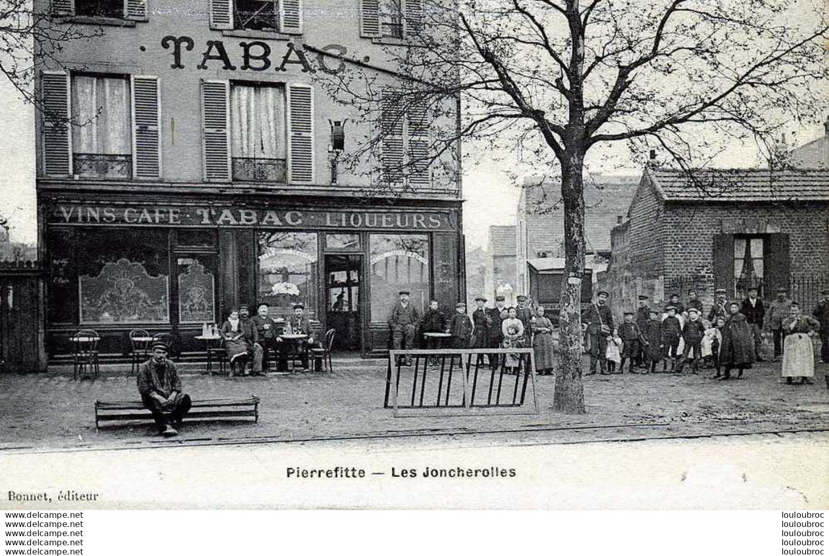 93 PIERREFITTE LES JONCHEROLLES CAFE TABAC - Pierrefitte Sur Seine