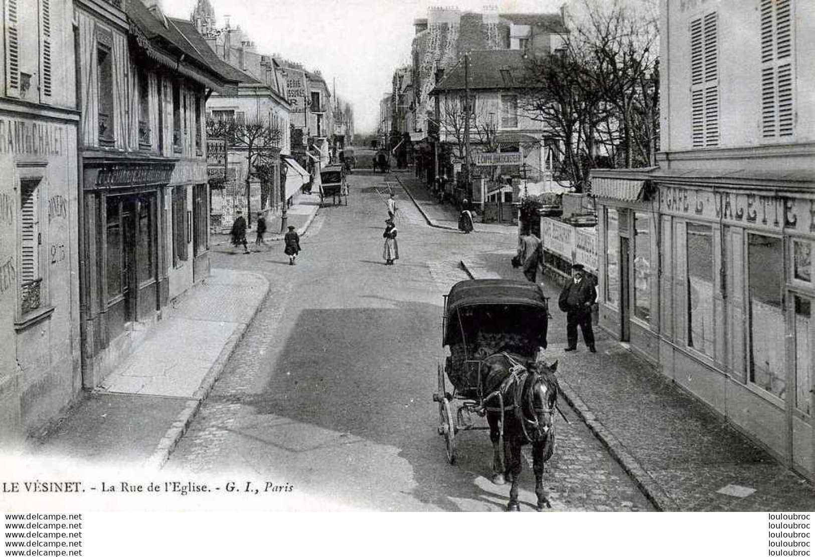 78 LE VESINET LA RUE DE L'EGLISE - Le Vésinet