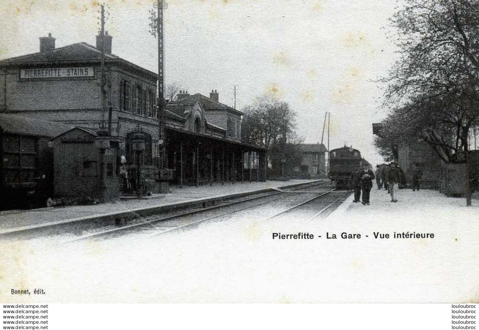 93 PIERREFITTE LA GARE VUE INTERIEURE DE PIERREFITTE STAINS - Pierrefitte Sur Seine