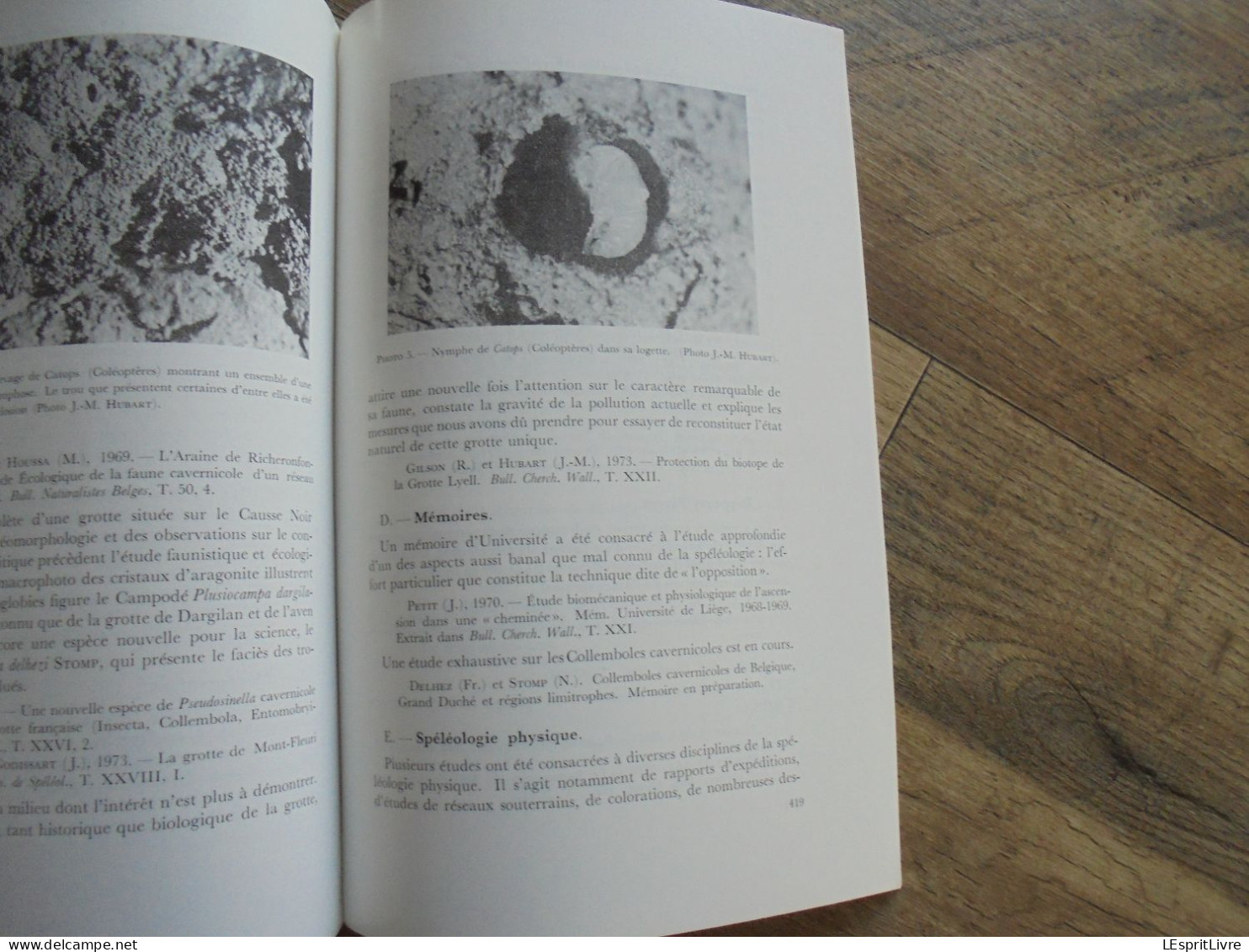 LES NATURALISTES BELGES N° 9 Année 1973 Régionalisme Hépatiques Souterrains Ramioul Ramet Grotte Botanique