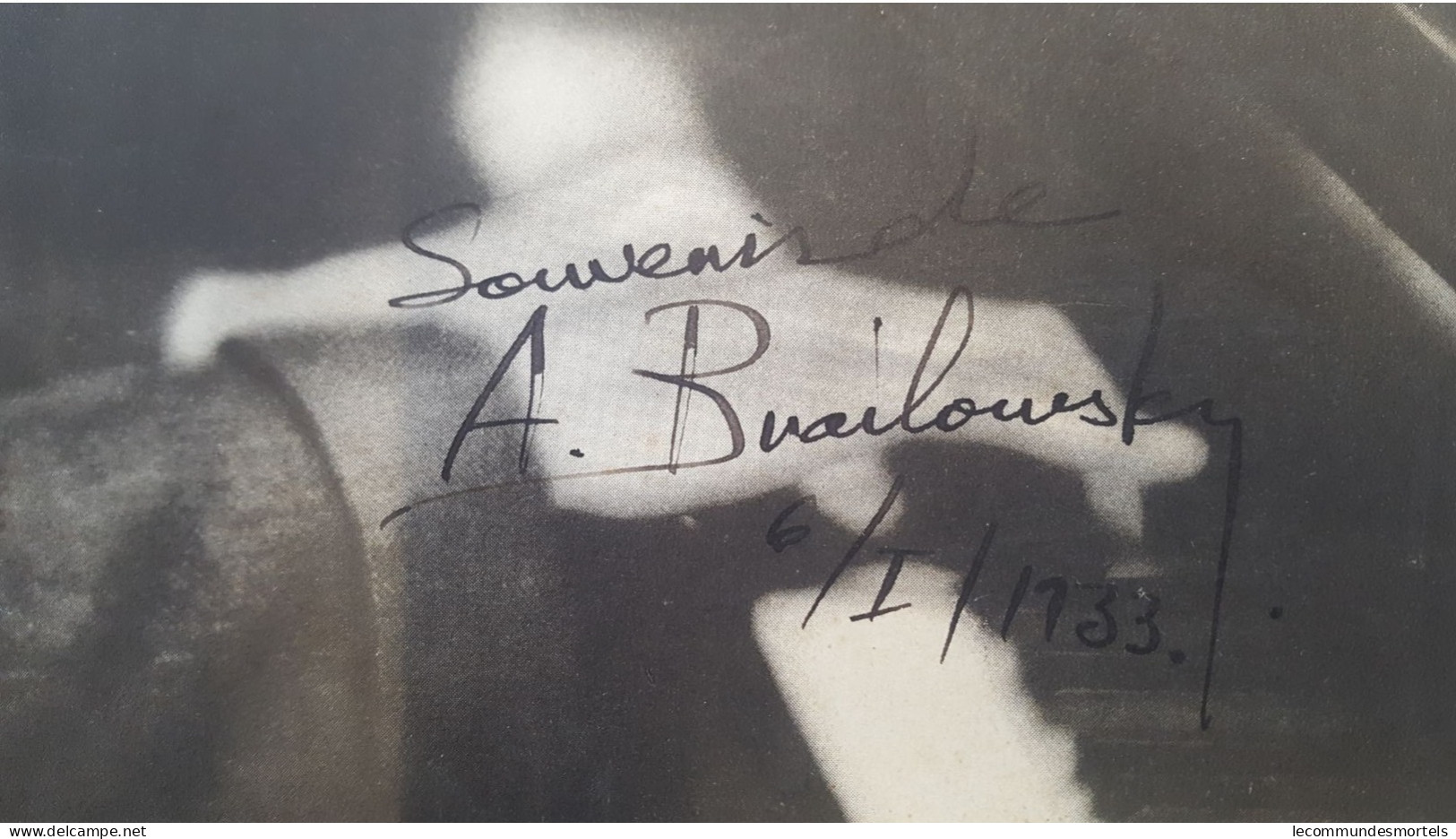 Autographe D'Alexandre Braïlowsky - Autogramme