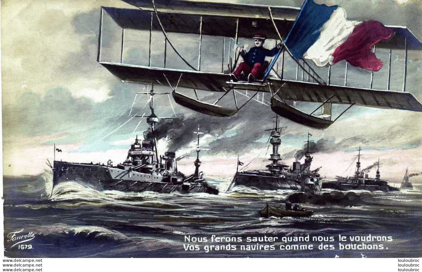 NOUS FERONS SAUTER QUAND NOUS LE VOUDRONS VOS GRANDS NAVIRES COMME DES BOUCHONS - Patriotic