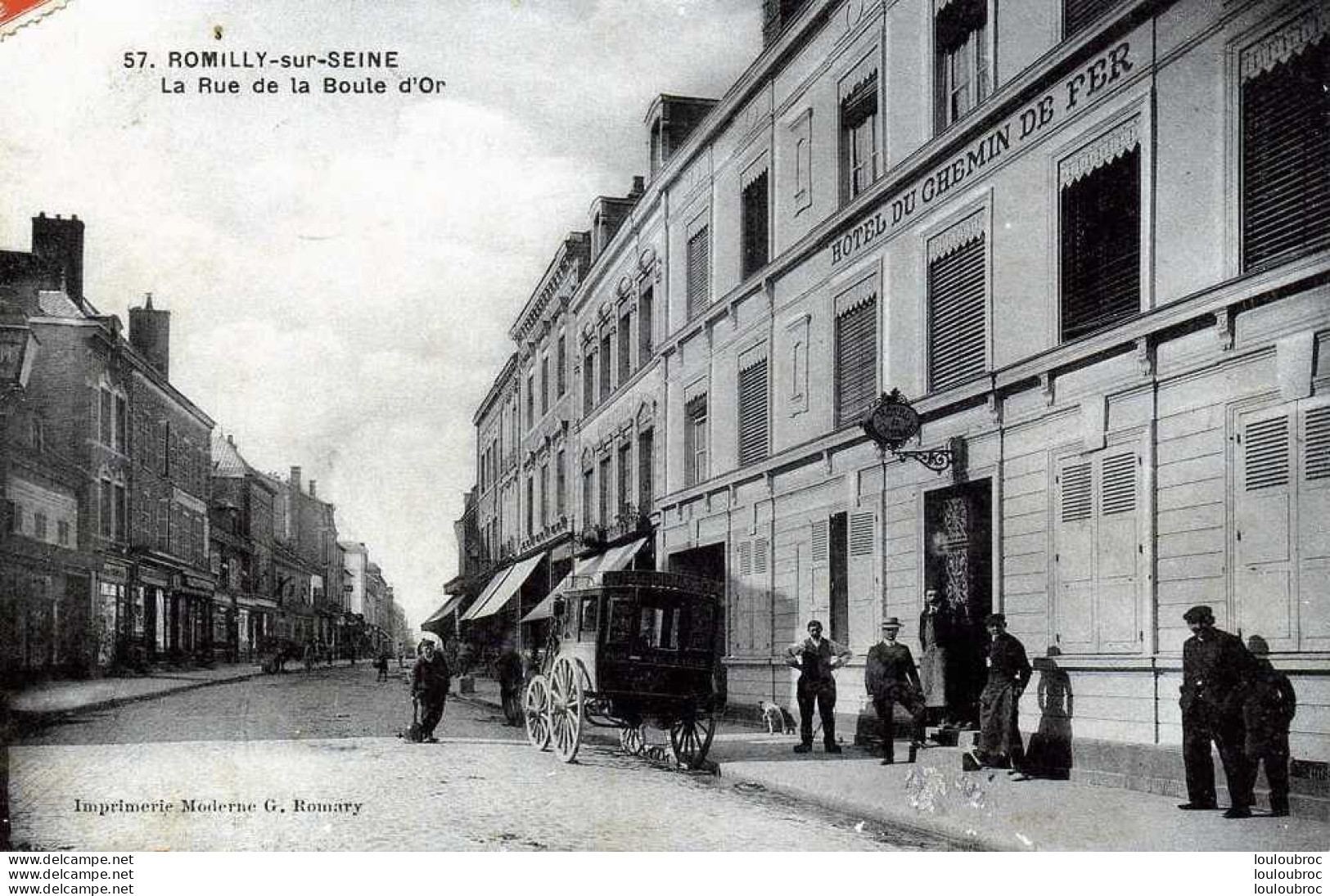 10 ROMILLY SUR SEINE LA RUE DE LA BOULE D'OR - Romilly-sur-Seine