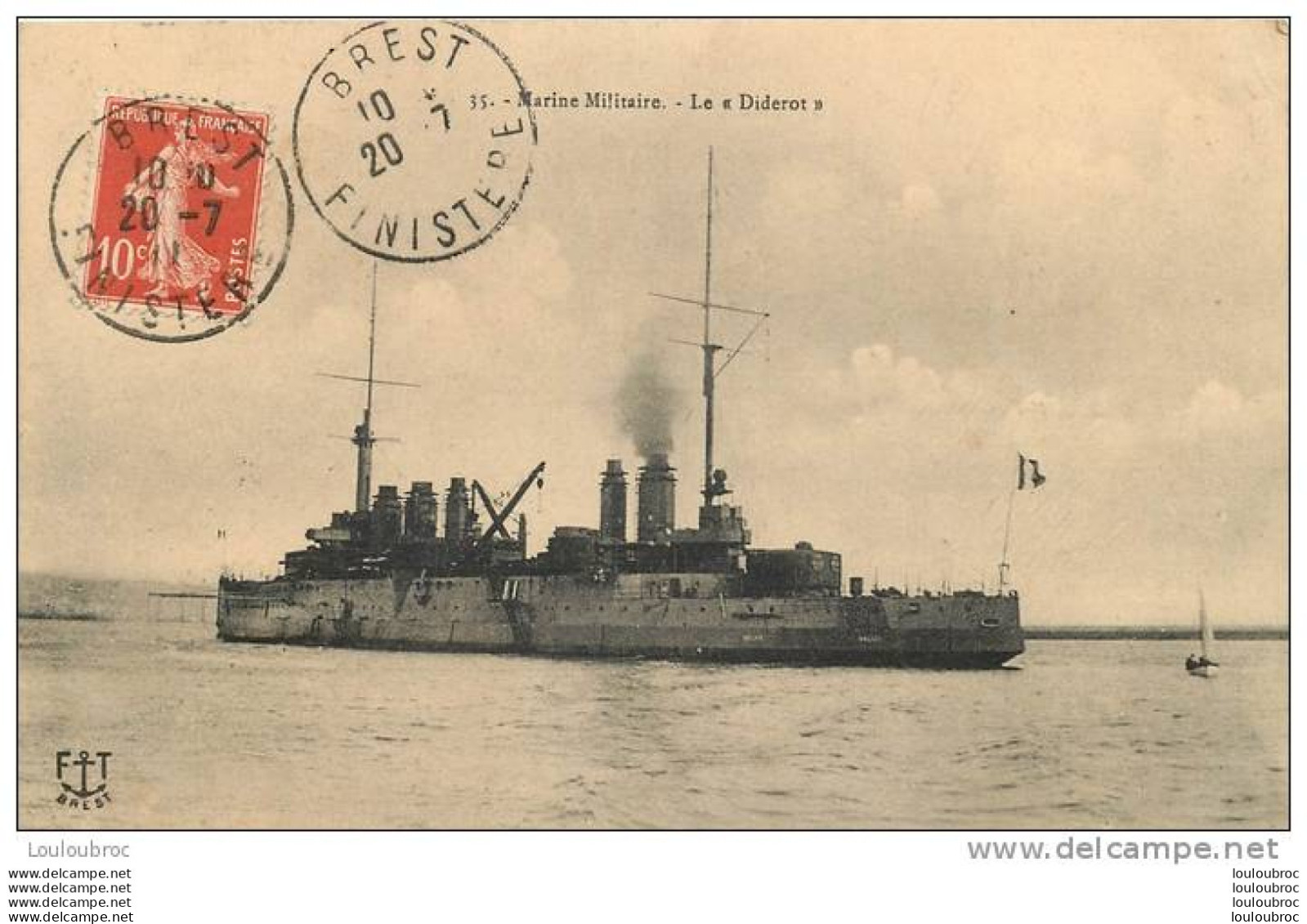 MARINE MILITAIRE LE DIDEROT - Warships
