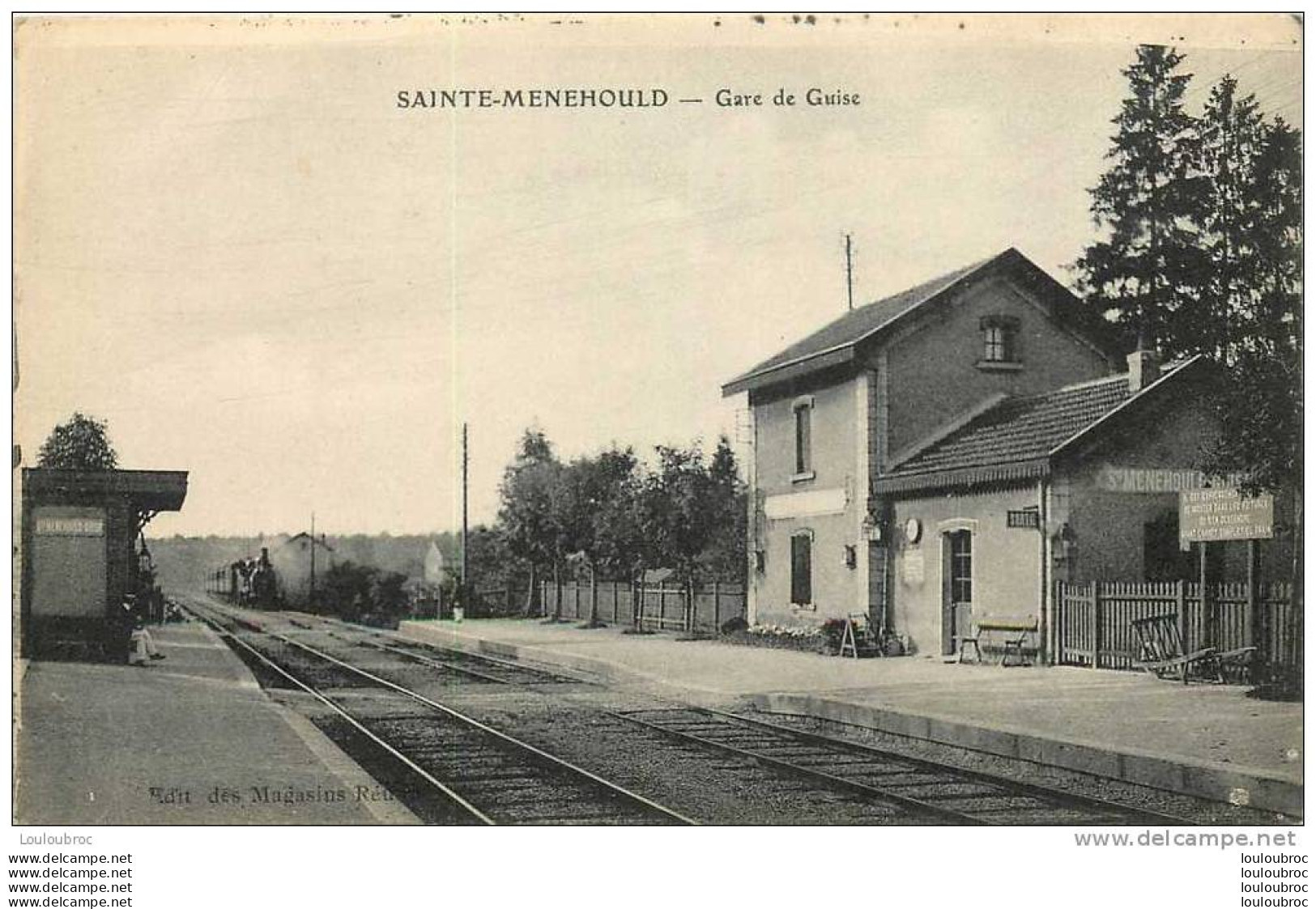 51 SAINTE MENEHOULD GARE DE GUISE - Sainte-Menehould