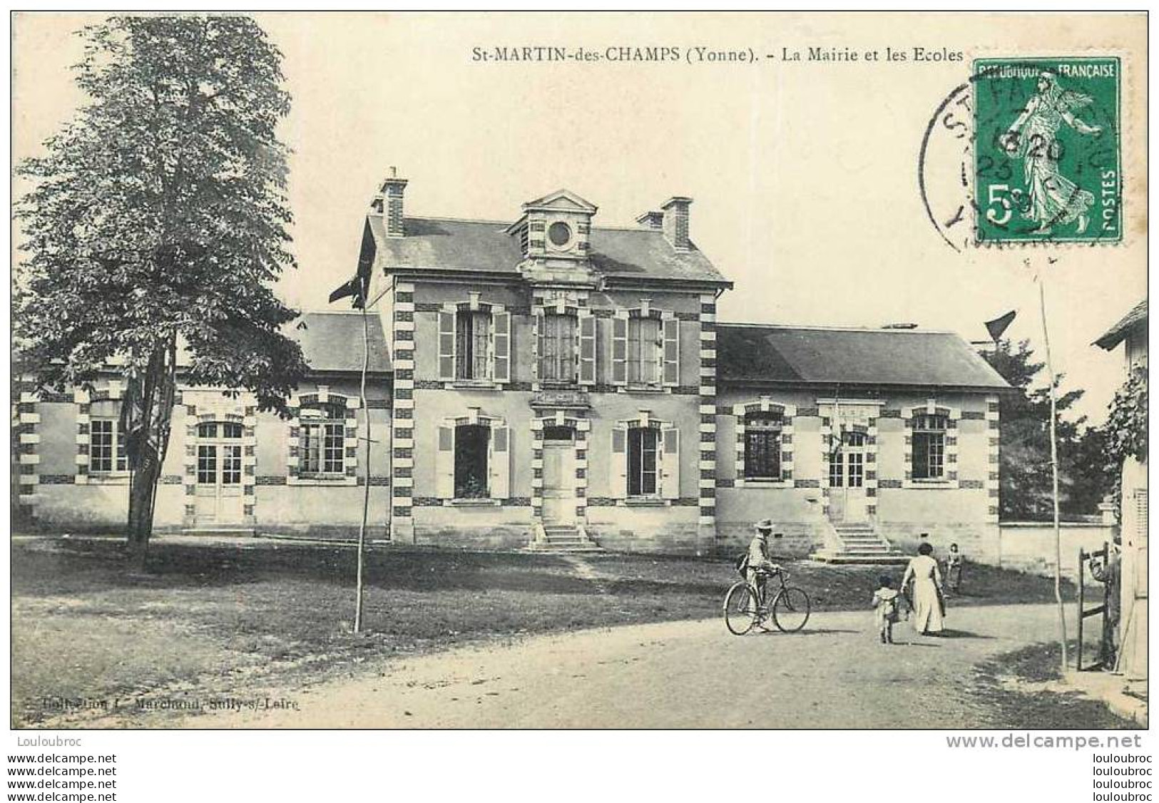 89 SAINT MARTIN DES CHAMPS LA MAIRIE ET LES ECOLES - Sonstige & Ohne Zuordnung