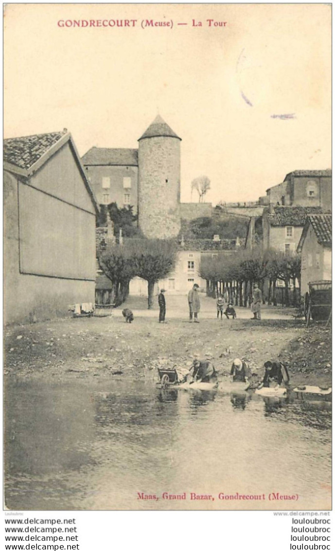 55 GONDRECOURT LA TOUR LAVAGE DU LINGE - Gondrecourt Le Chateau