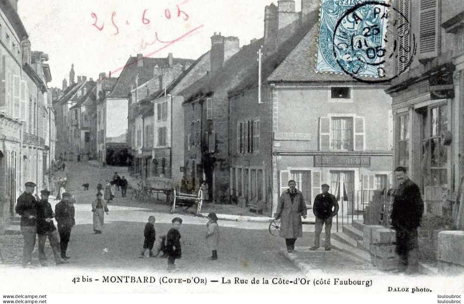 21 MONTBARD LA RUE DE LA COTE D'OR - Montbard