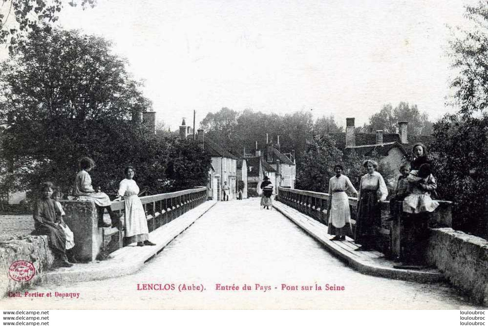 10 LENCLOS ENTREE DU PAYS PONT SUR LA SEINE - Other & Unclassified