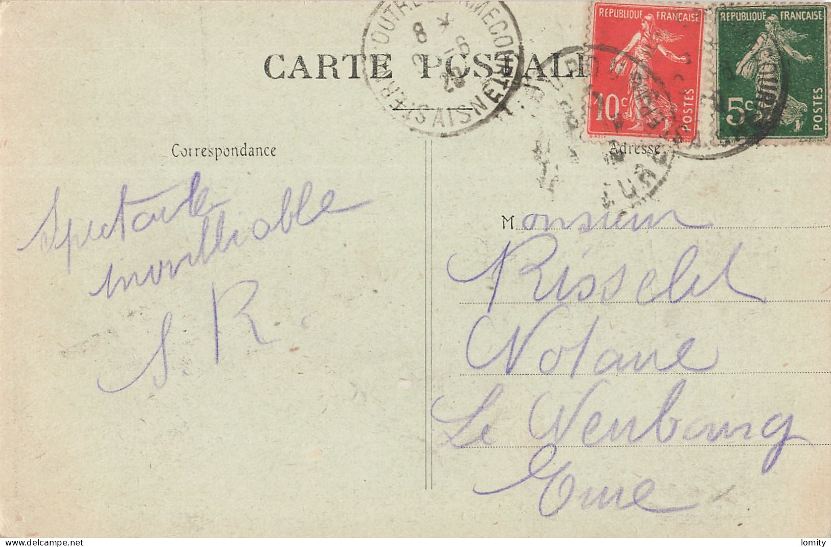 Guerre 1914 1918 Chemin Des Dames CPA Lieu Ou était Le Monnument D' Hurtebise - War 1914-18