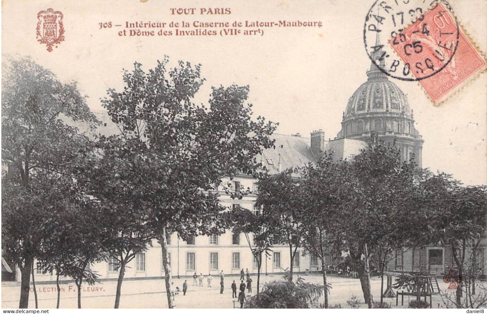 TOUT PARIS - Intérieur De La Caserne Latour-Muabourg Et Dome Des Invalides - Paris (07)