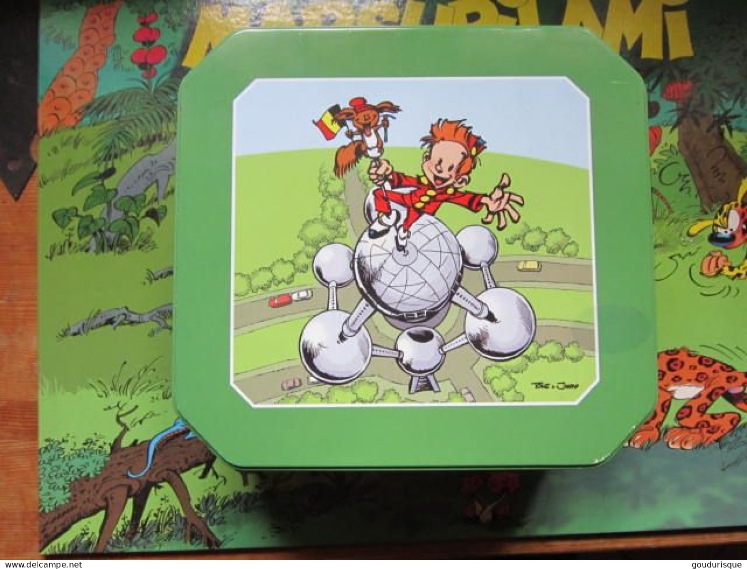 SPIROU   BOITE A BISCUITS DELACRE - Spirou Et Fantasio