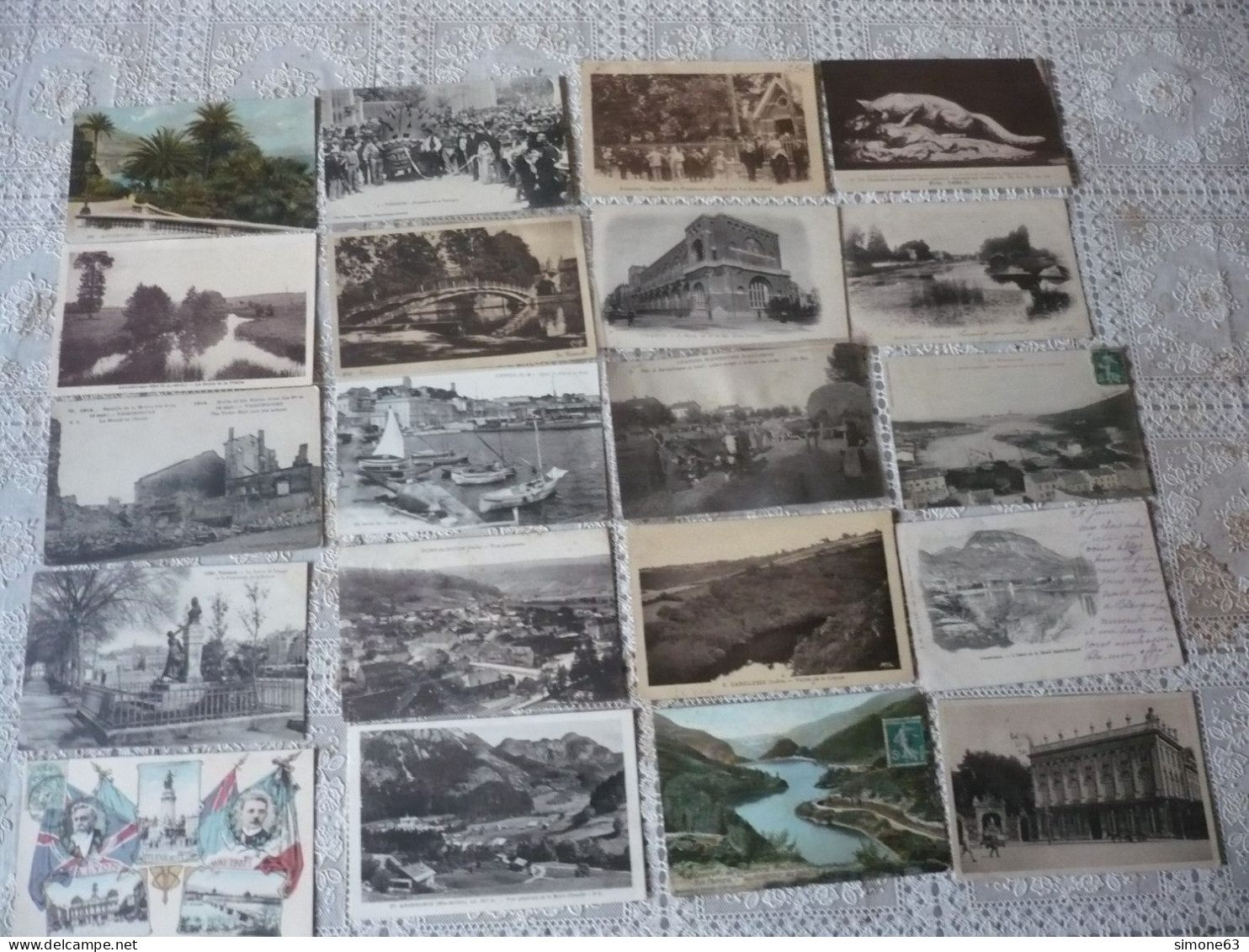 Lot De 50 Cartes Postales- Diverses - Différentes - Circulées Ou Non - 5 - 99 Postcards