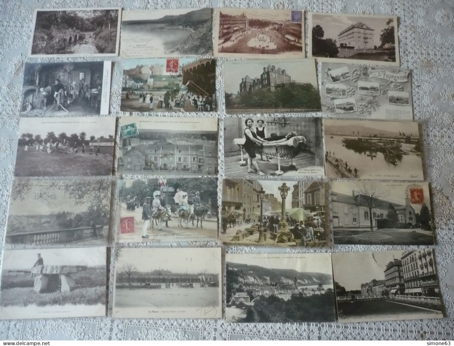 Lot De 50 Cartes Postales- Diverses - Différentes - Circulées Ou Non - 5 - 99 Postcards