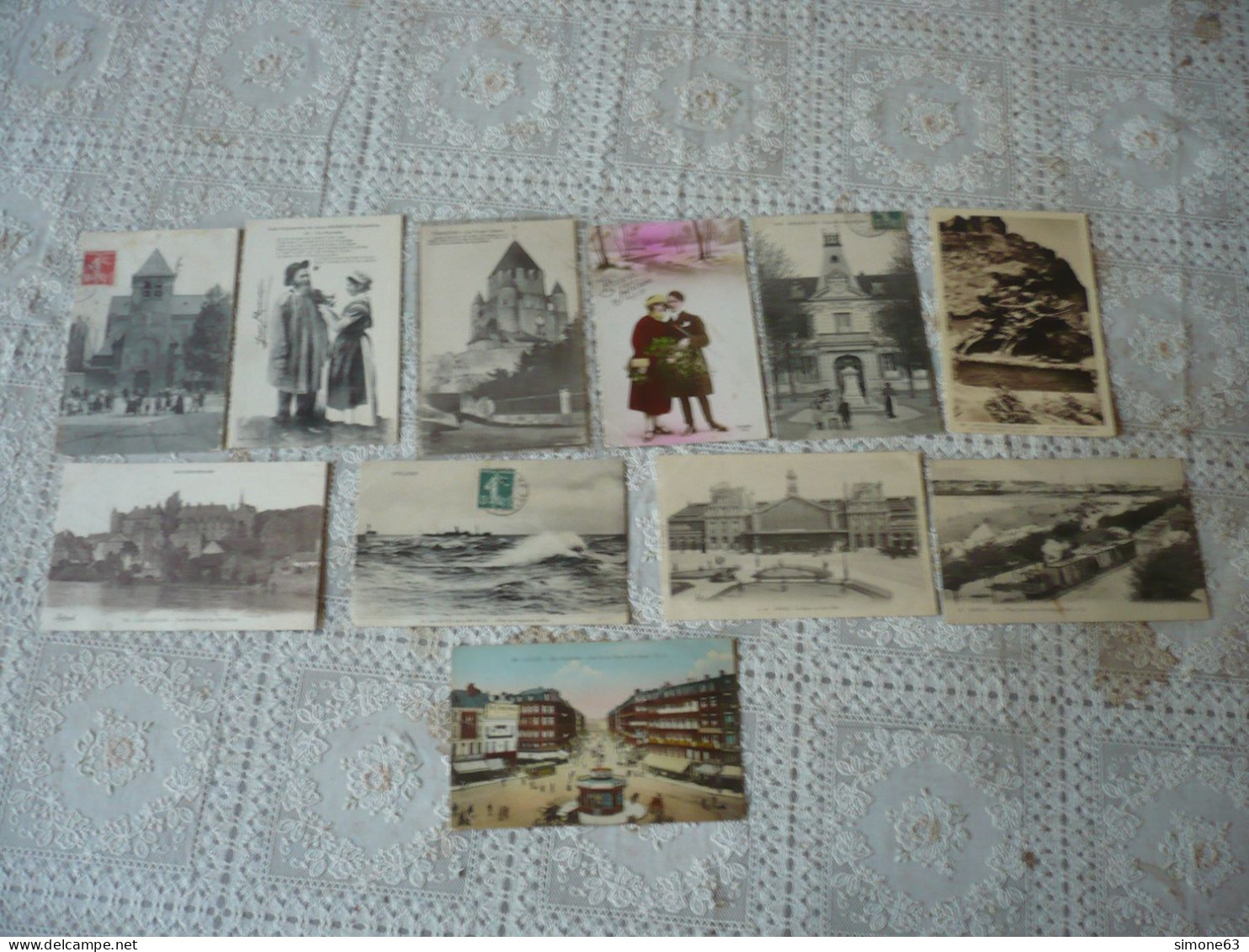 Lot De 50 Cartes Postales- Diverses - Différentes - Circulées Ou Non - 5 - 99 Postcards