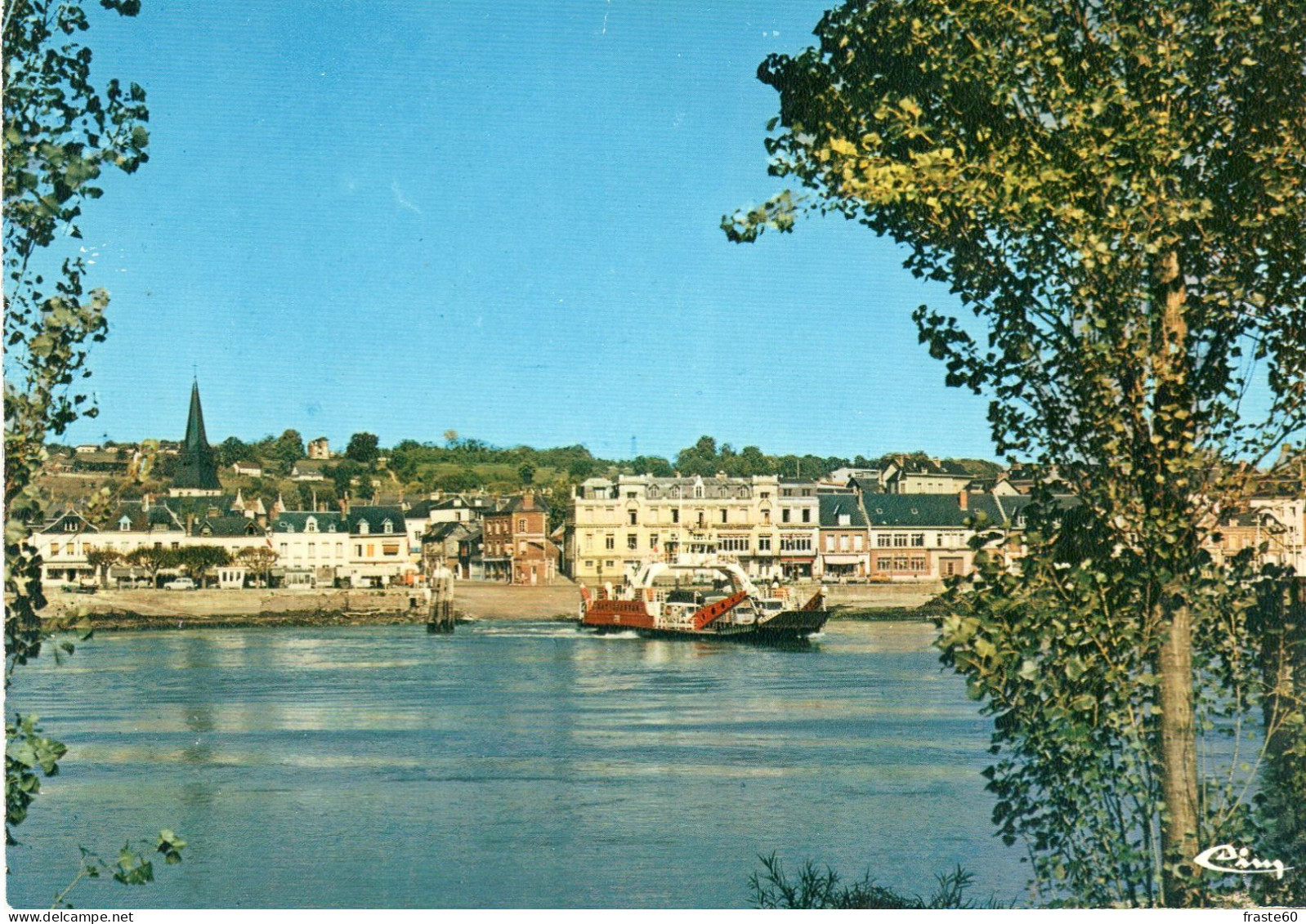 Duclair - Vue Générale , La Seine , Le Bac - Duclair