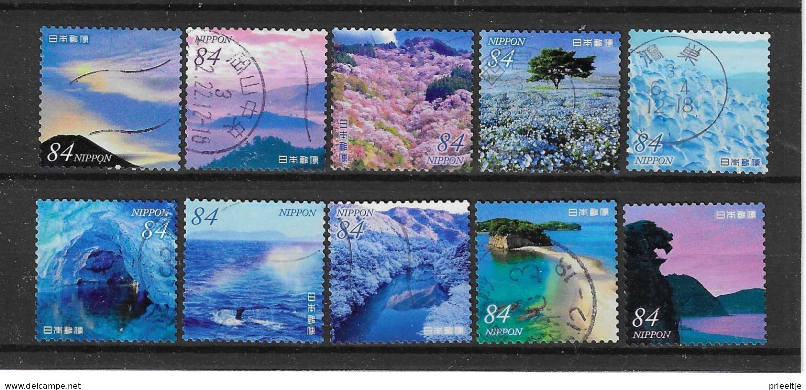 Japan 2021 Landscapes Y.T. 10304/10313 (0) - Used Stamps