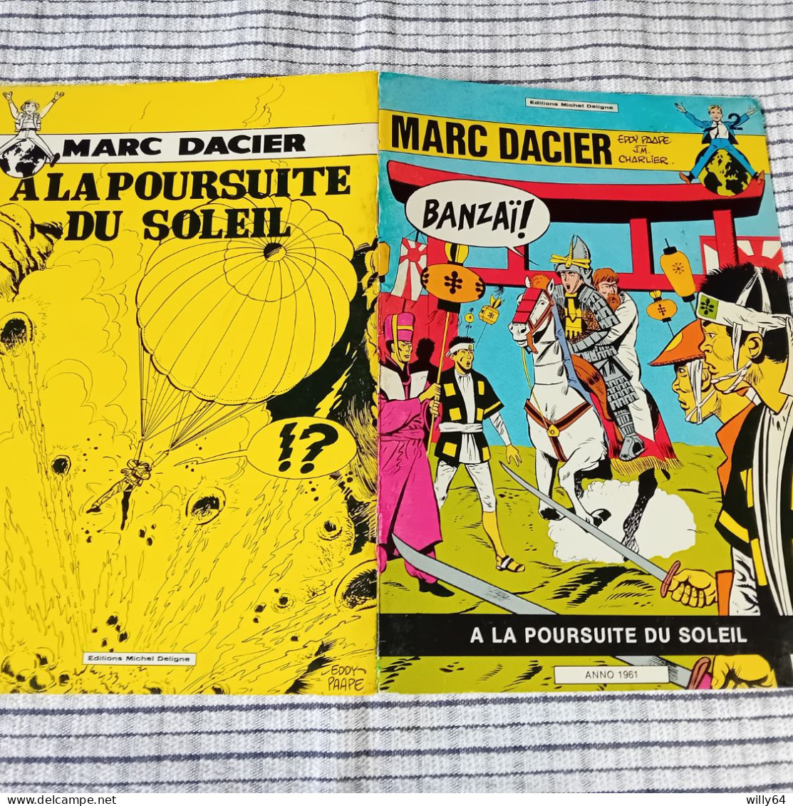 MARC DACIER  " A La Poursuite Du Soleil "  BD Souple 1978  Editions: Michel DECITRE  TBE - Original Edition - French