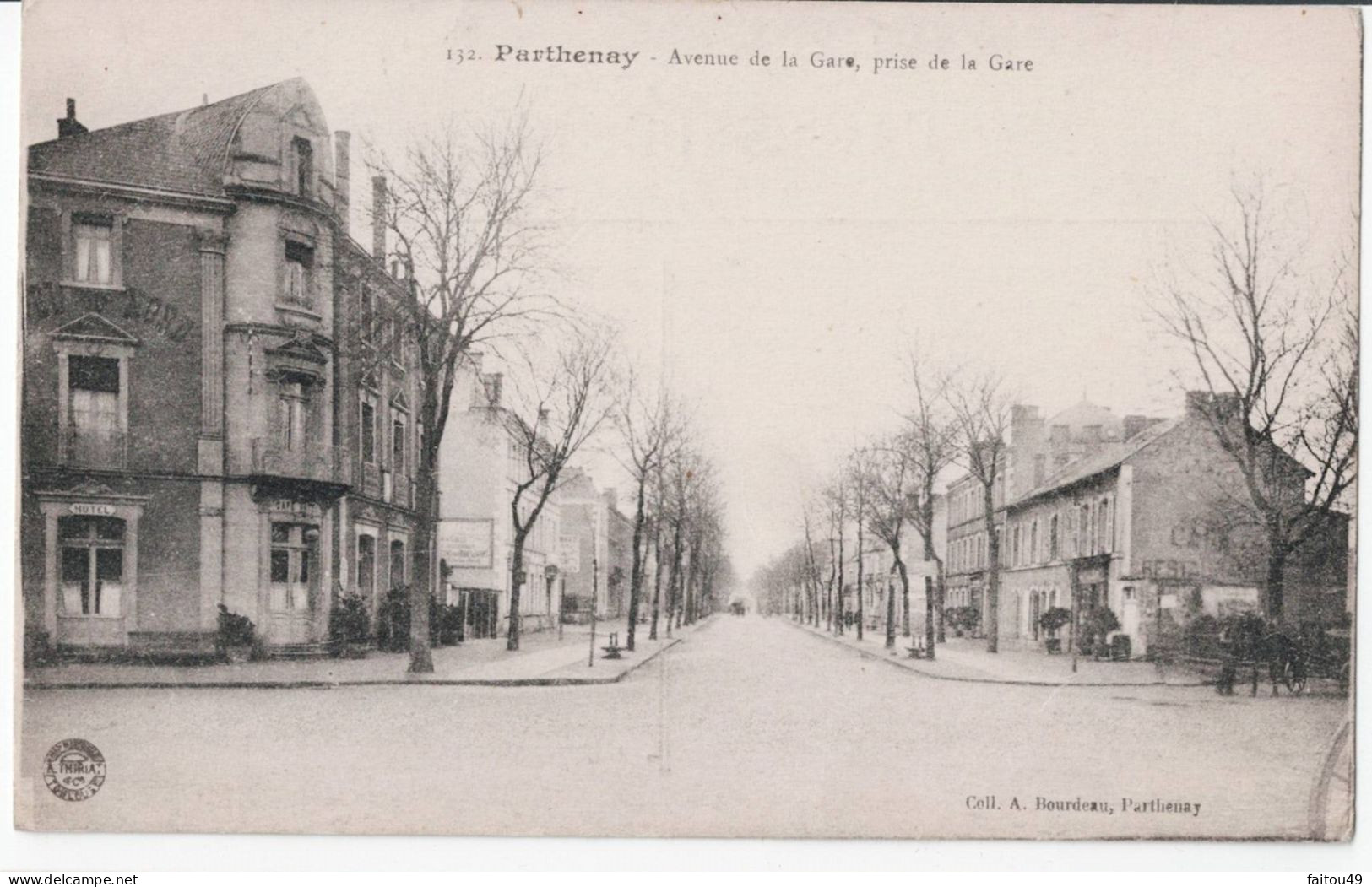 79 -   PARTHENAY - Avenue De La Gare Prise De La Gare  82 - Parthenay