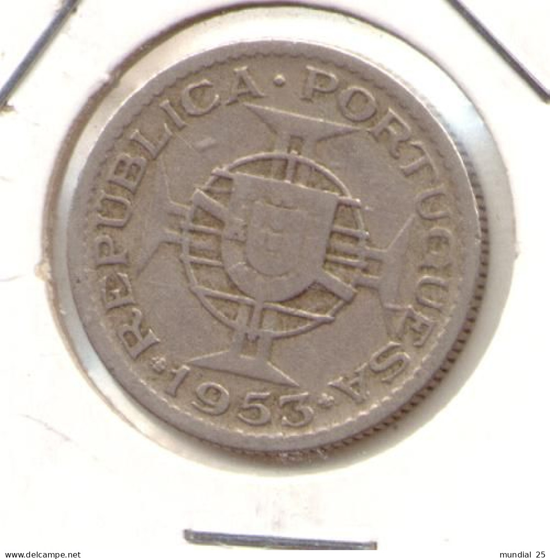 CAPE VERDE PORTUGAL 2$50 ESCUDOS 1953 - Cap Verde